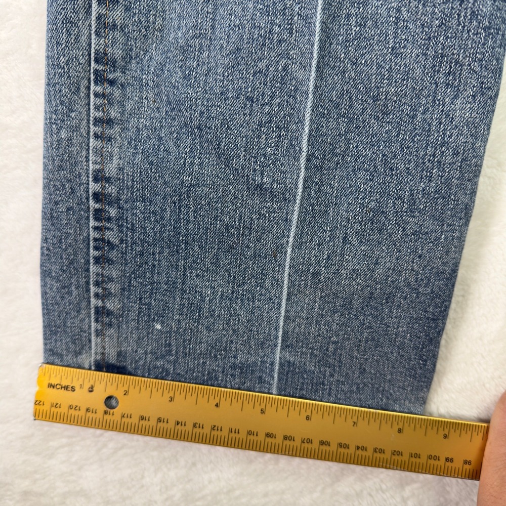 Wrangler Jeans Mens Blue Denim Western Cowboy Straight Leg Size 34x31 - Picture 6 of 8